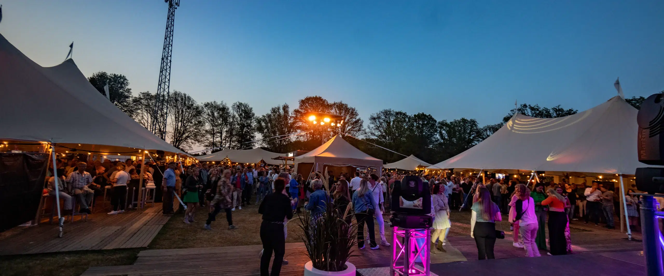 Segeltuchzelt Stretchzelt Qtents event